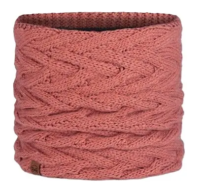 Eșarfă BUFF - Knitted & Fleece Neckwarmer Caryn, roz