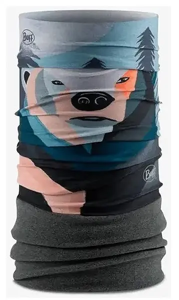 Eșarfă de cap pentru copii BUFF - Junior Polar Izzly, multicolor