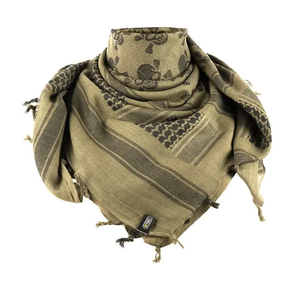 Esarfa Shemagh M-TAC Pirate Skull - OLIVE+NEGRU