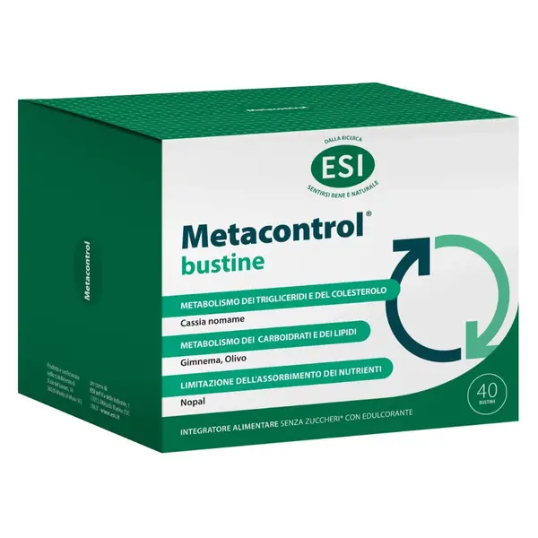 ESI Metacontrol x 40 plicuri = CONTROLUL GREUTATII CORPORALE