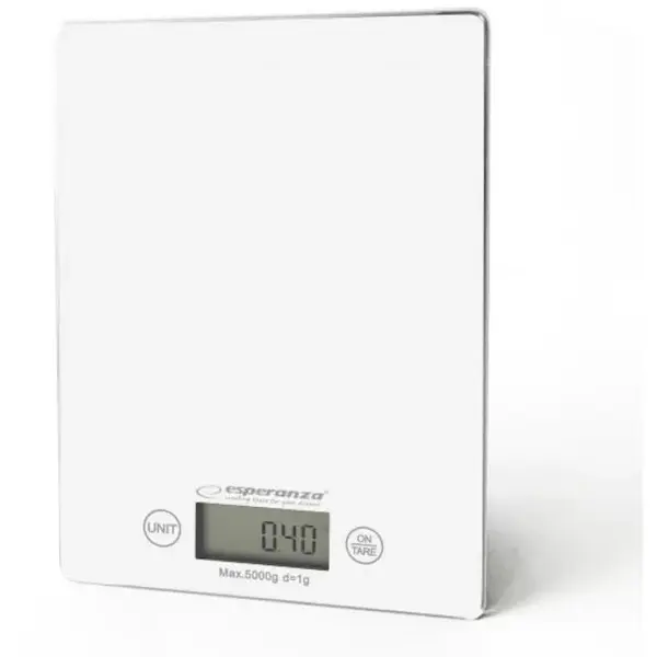 ESPERANZA Cantar de bucatarie digital Esperanza Lemon EKS002W, sticla, max 5 kg, touchpad