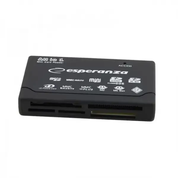 ESPERANZA Cititor de Carduri Esperanza EA119, All in One, USB2.0, Negru