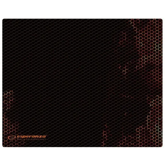 ESPERANZA Mousepad Esperanza FLAME MINI, negru si portocaliu, 250x200mm, set 1 buc.