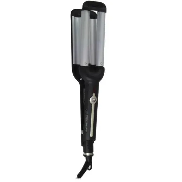 ESPERANZA Ondulator de par cu invelis ceramic Esperanza EBL013, tambur triplu pentru creare valuri, incalzire rapida, cablu 1.8m, Negru