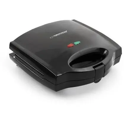 ESPERANZA Sandwich maker Esperanza Portabella, 3 in 1, 700 W, Negru