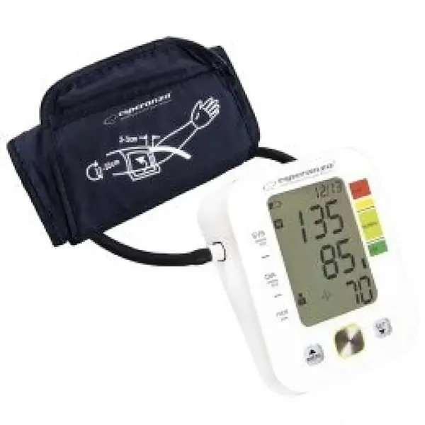 ESPERANZA Tensiometru de brat, Esperanza Verve ECB003, manseta 22-32 cm, Ecran LCD, Alb