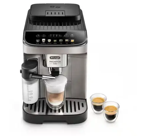 Espressor automat De'Longhi Magnifica Evo ECAM 290.81.TB, Tehnologie LatteCrema Hot, 7 preparate, Rezervor 1,8 L, 15 bar, 1450W (Negru)
