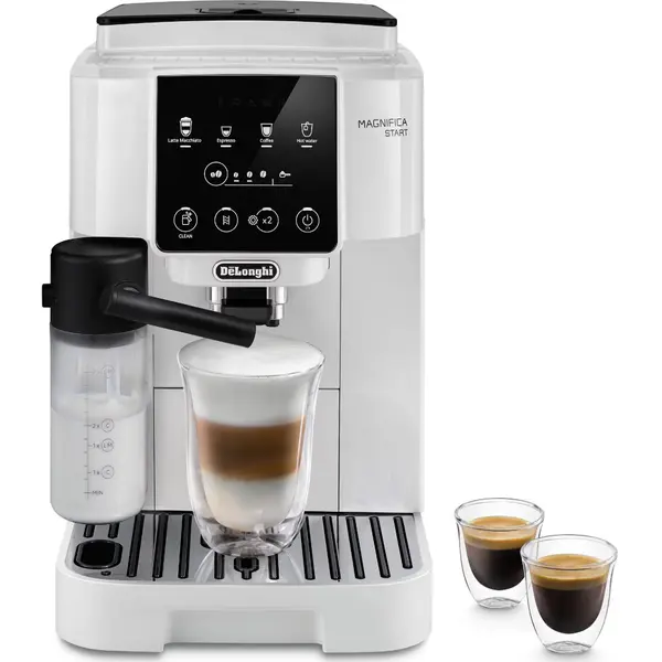 Espressor automat De’Longhi Magnifica Start ECAM 220.61.W, 1450 W, 1.8 L, 15 bar, Alb