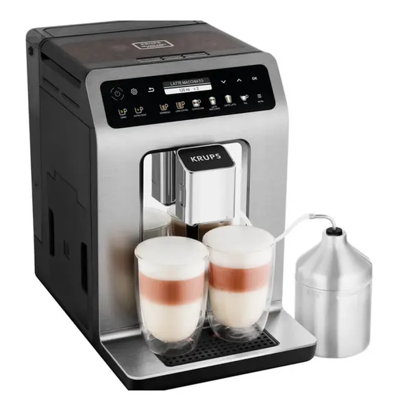 Espressor automat Krups EA894T10, 1450 W, 2.3 L, 15 bar, Argintiu/Negru