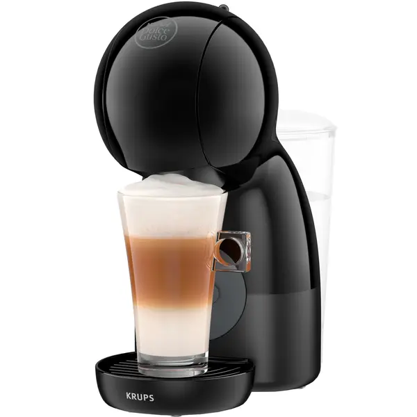Espressor cu capsule Krups NESCAFE Dolce Gusto Piccolo XS KP1A3B10, 1600W, 15 bari, functie eco, 0.8L, negru & gri