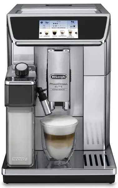 Espressor Delonghi PrimaDonna Elite Experience ECAM650.85MS, 1450 W, 19 bari (Inox)