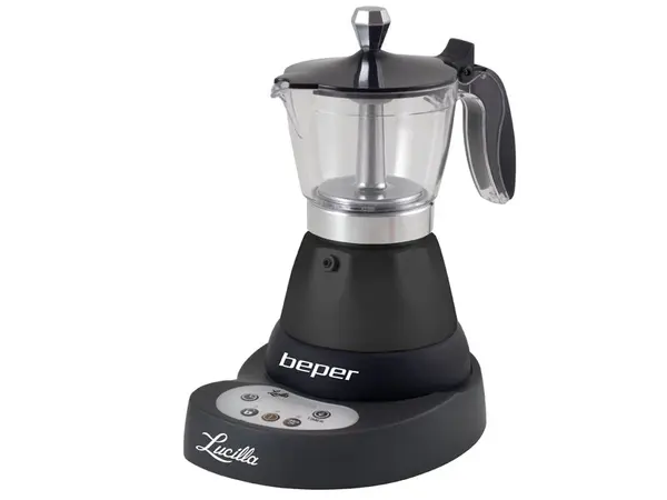 Espressor electric Beper cu lumina afisaj LCD si putere 400W
