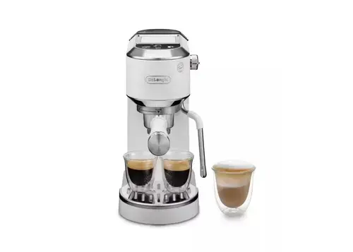 Espressor manual De'Longhi Dedica Duo EC890.Wi, 1450 W, 1.1 l, 15 bar (Alb)