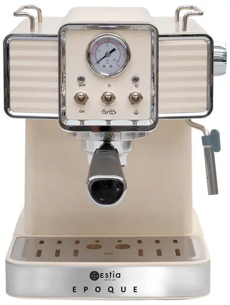 Espressor retro Estia - Epoque, 20bar, 1.5l, crem