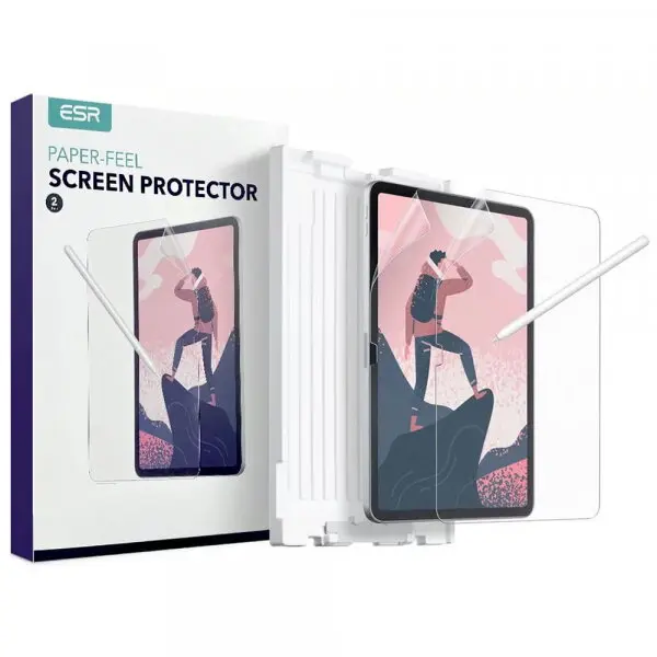 ESR Folie de protectie Ecran Matte ESR Paper Feel pentru Apple iPad (2025) / (2022), Plastic, Set 2 bucati