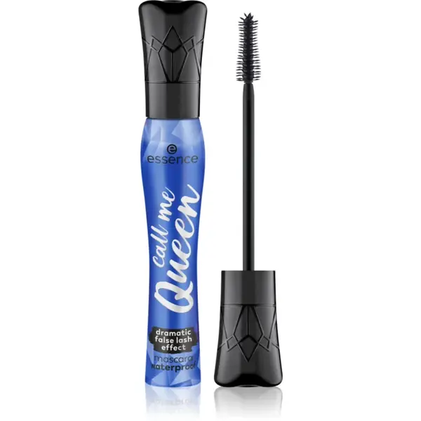 essence call me QUEEN rimel cu efect de gene false rezistent la apa culoare Black 11,5 ml