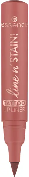 Essence Creion de buze lichid de lungă durată n' Stain! Tattoo, 02 Must Have Brown, 2.5 ml