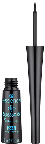 Essence Creion de ochi rezistent la apă Dip Eyeliner 24h, Black, 3 ml