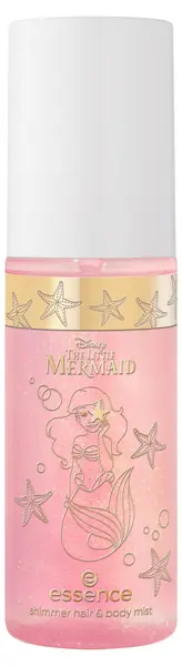 Essence Disney The Little Mermaid Spray strălucitor pentru păr și corp, 01 My Moment To Shine, 100 ml