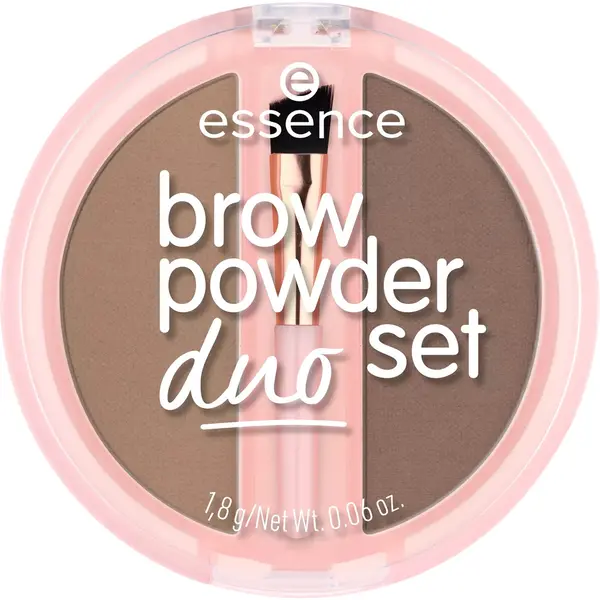 Essence Duo de umbre pentru sprâncene Brow Powder Duo, 01 Light, 1.8 g
