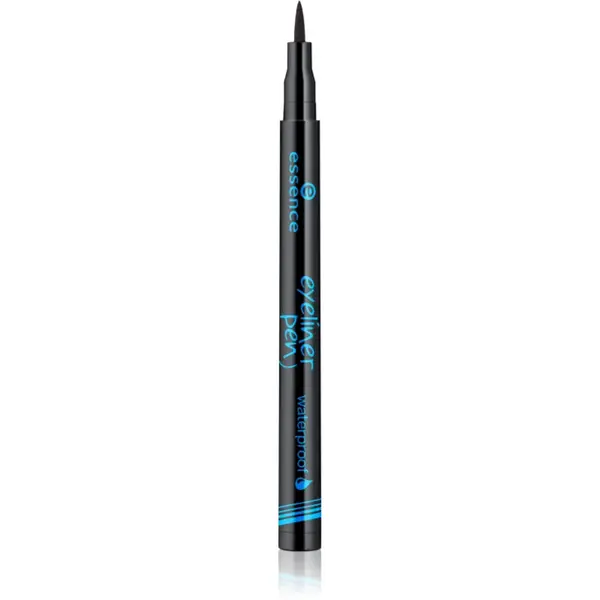 essence Eyeliner Pen eyeliner rezistent la apă culoare 01 Black 1 ml