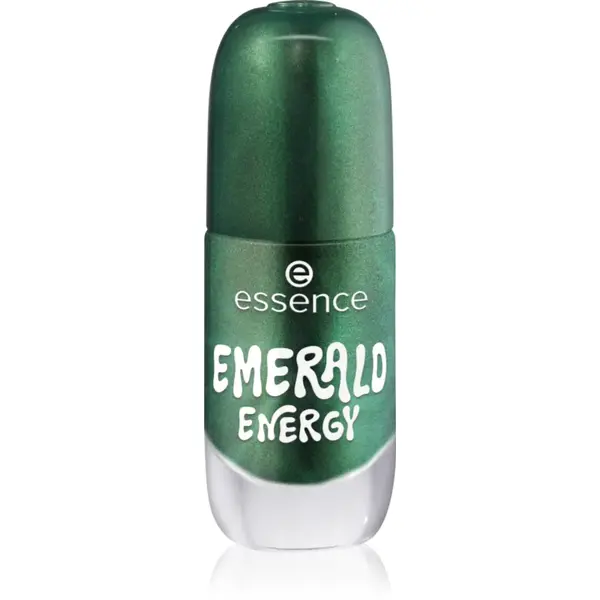 essence Gel Nail Polish lac de unghii sub forma de gel culoare 13 EMERALD ENERGY 8 ml
