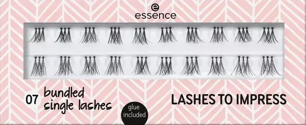 Essence Gene false Lashes To Impress, 07 Bundled Single Lashes, 20 buc