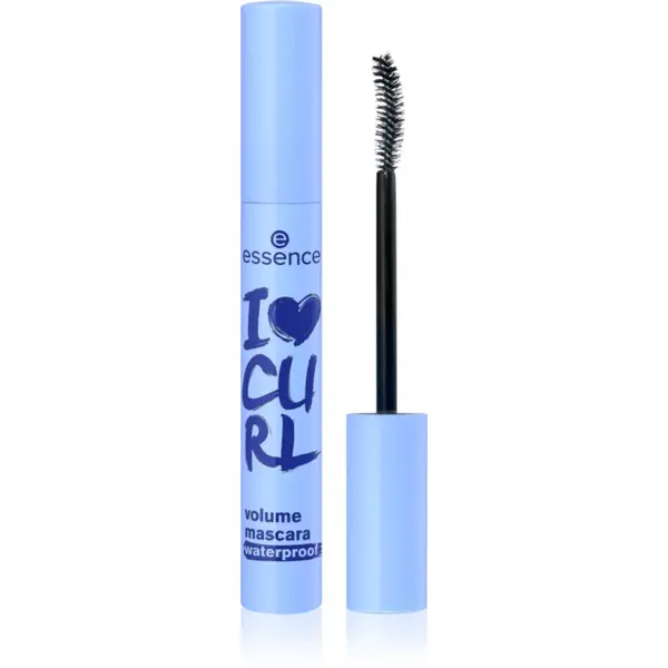 essence I LOVE CURL mascara rezistent la apă, pentru volum neagră 10 ml