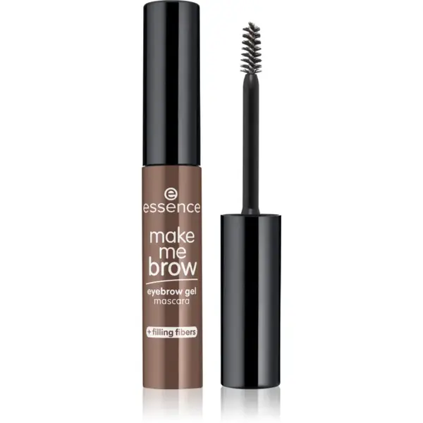 essence Make Me Brow gel pentru sprancene culoare 02 Browny Brows 3,8 ml