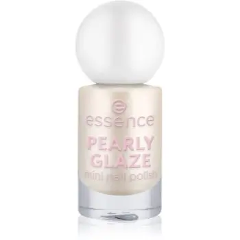 essence PEARLY GLAZE lac de unghii stralucitor mini