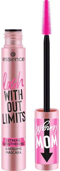 Essence Rimel pentru gene voluminoase și lungi Lash Without Limits, 01 Black, 13 ml