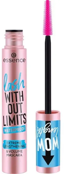 Essence Rimel volumizant rezistent la apă Lash Without Limits, 03 Black, 13 ml