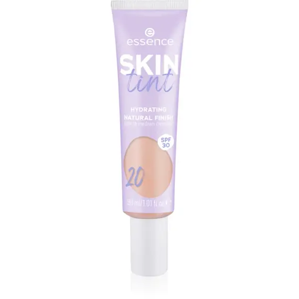 essence SKIN tint machiaj ușor de hidratare SPF 30 culoare 20 30 ml