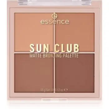 essence Sun Club paleta pentru bronzare cu efect matifiant