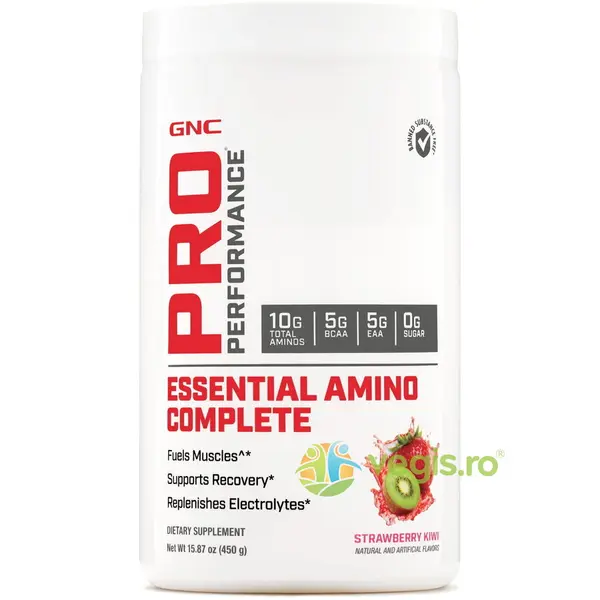 Essential Amino Complete - Aminoacizi cu Aroma de Capsuni si Kiwi Pro Performance 450g
