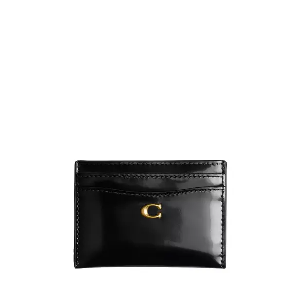 Essential card case brass/black