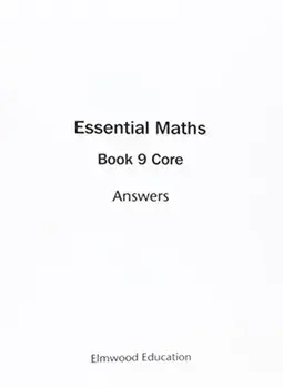 Essential Maths 9 Core Answers, Paperback/Michael White