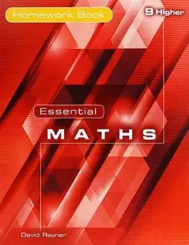 Essential Maths 9 Higher Homework Book, Paperback/David Rayner