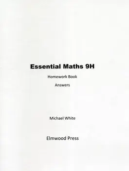 Essential Maths. Homework Book Answers, Paperback/Michael White
