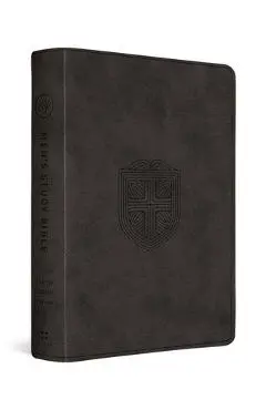 ESV Men's Study Bible (Trutone, Charcoal, Shield Design) - Ray Ortlund