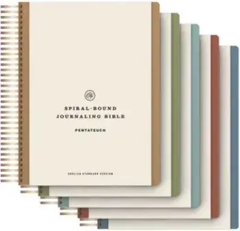 ESV Spiral-Bound Journaling Bible, Five-Volume Set, Hardback/***