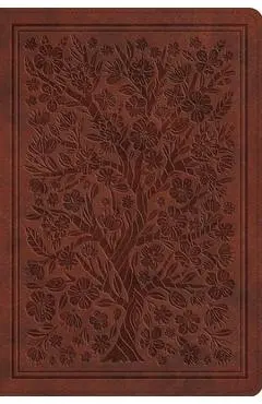 ESV Women's Study Bible (Trutone, Chestnut, Almond Tree Design) - Dana Tanamachi