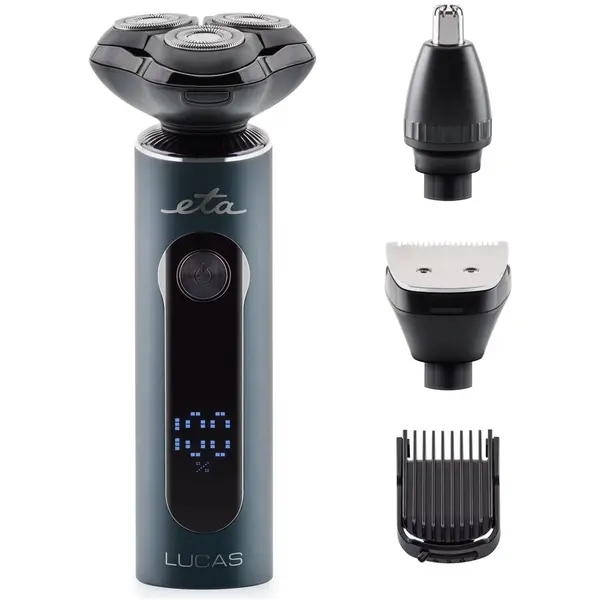 Eta Aparat de ras ETA 434390000 Lucas Shaver, fara fir, autonomie 50 minute, Negru