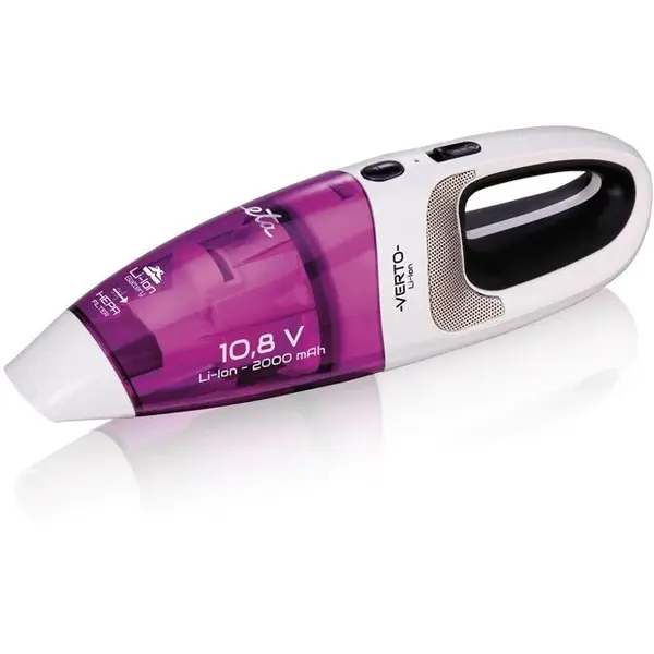 Eta Eta 344290000 Aspirator portabil, 10,8 V, 15 minute de functionare, recipient de praf de 0,5 L, alb / violet