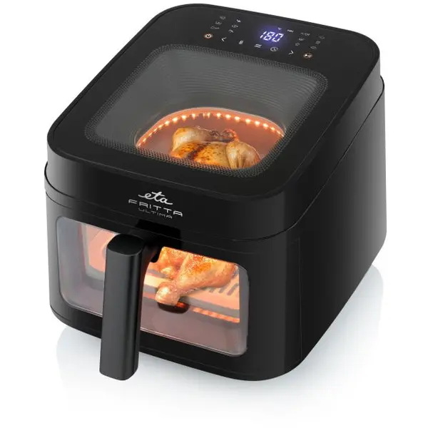 Eta Friteuza cu aer cald Fritta Ultima 716890000, 1700 W, 6.5 L, Negru
