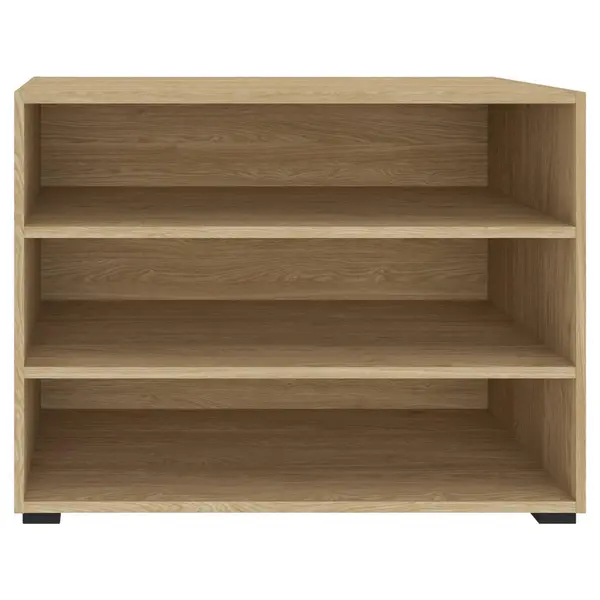 Etajeră, 91/67/40 cm, culoare lemn stejar,