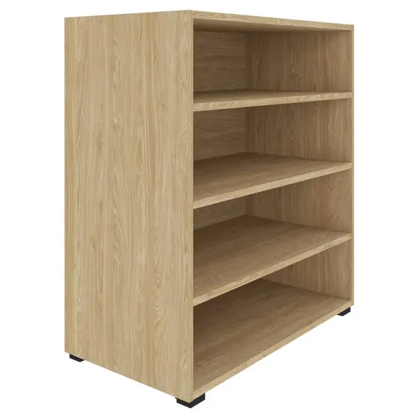 Etajeră, 91/90/40 cm, culoare lemn stejar,