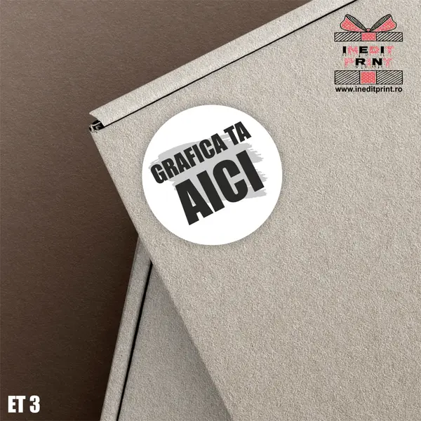 Etichete autocolante personalizate ET3 3x3 cm