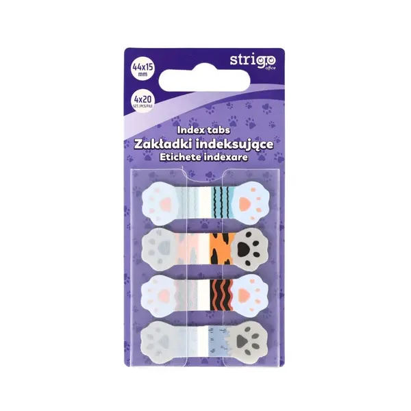 Etichete indexare Strigo 4 20 file, model Labute, 44 15 mm