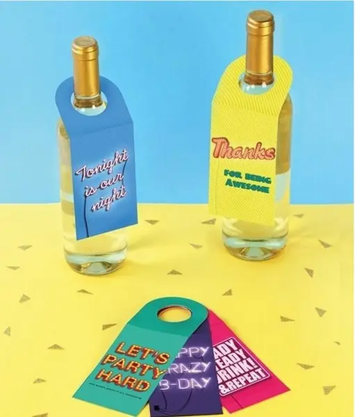 Etichete pentru sticla de vin - Party | DOIY